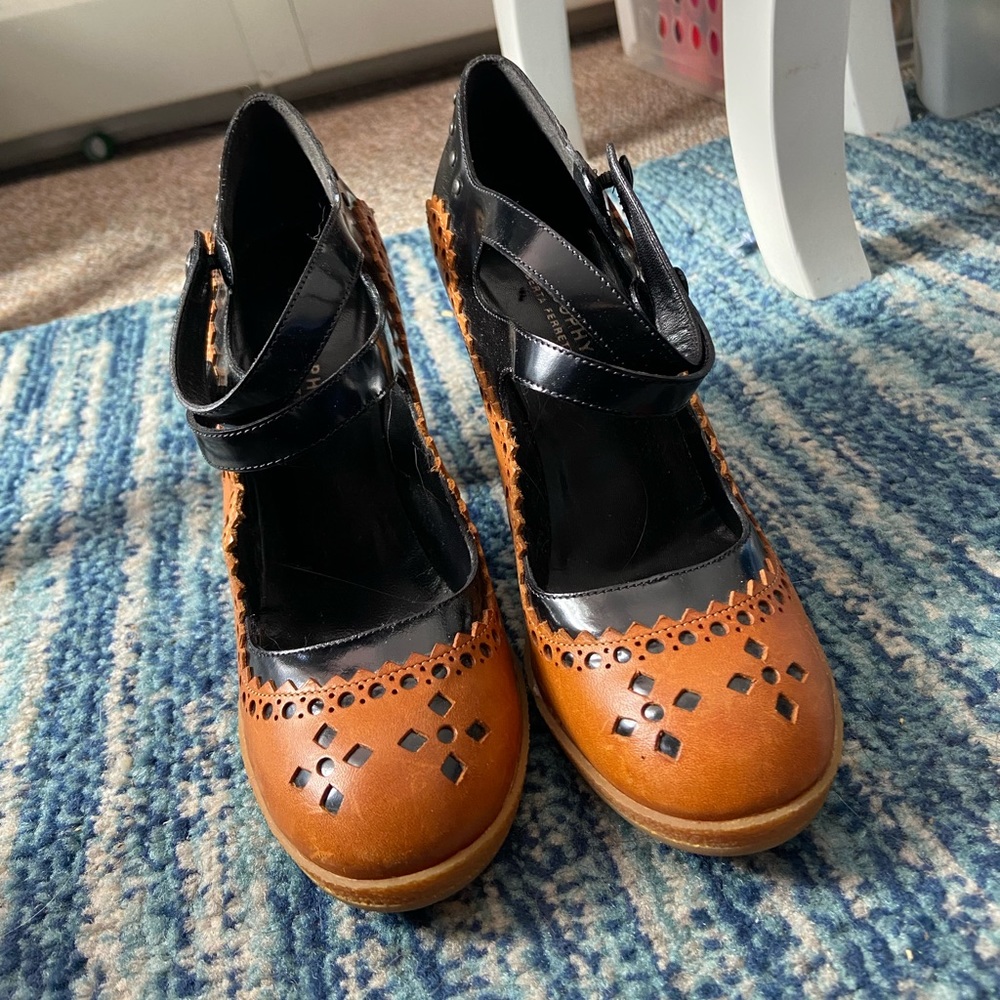 Alberta Ferreti heels- like new. Got them and never wore them. Size 7. $100 +s&h
